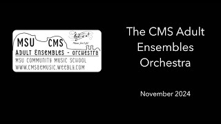 MSU CMS Adult Ensembles Orchestra November 2024