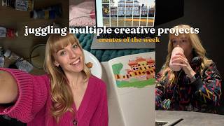 what creatives ACTUALLY do all week 🎨🪩✨ | life as a multi passionate creative