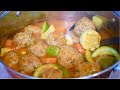 Caldo de Albóndigas secreto para que no se te deshagan