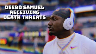 Deebo Samuel says 49ers fans are sending death threats \u0026 racist remarks to him amid negotiations