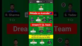 India vs Australia dream11 prediction | Ind vs aus Dream11 prediction | ind vs aus Dream11 team
