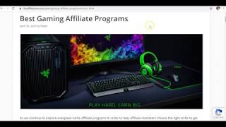 The Best 5 Gaming Affiliate Programs