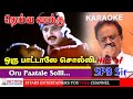 Oru Paatale Solli Alaipen Karaoke for  Male Singers