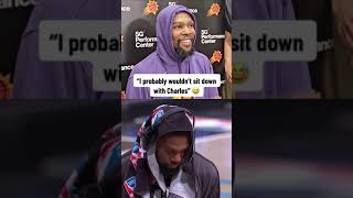 KD's Not Trying to Talk to Chuck 😂 #shorts
