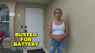 Busted for Battery - Cape Coral, Florida - March 9, 2024