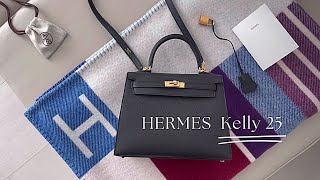 에르메스 요즘 가격 근황.. 에르메스 켈리 25 Hermes Kelly 25 언박싱 👜 (+) 여름 뷰티템 추천