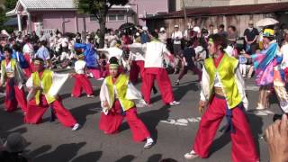 よさこい_夢人～むじん～【 茂原七夕祭り2017_総踊り_どっこいしょ 】