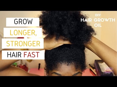 DIY Hair Growth Oil for LONGER, STRONGER Natural Hair DIY Hair Growth Oil for LONGER, STRONGER Natural Hair