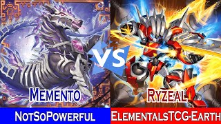 Memento Vs Ryzeal || NotSoPowerful Vs ElementalsTCG-Earth || High Rated - Dueling Book