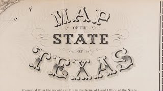 This 144-year-old map of Texas sold at auction for more than $700K