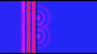 Double slit experiment in python