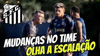 ESCALAÇÃO DO SANTOS: PITUCA PODE SER SACADO E CAIXINHA FAZ MUDANÇAS NO TIME CONTRA O CORINTHIANS