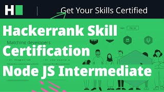 Hackerrank Node JS Intermediate Certification (Authorization middleware, Product APIs) #hackerrank