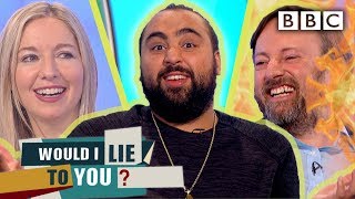 Asim Chaudhry's punched himself in the face on a date?!? | Would I Lie To You - BBC