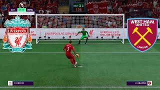 LIVERPOOL vs WEST HAM [Penalty shootout] FIFA 22