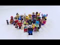 lego minifigures disney 100 71038 speed build