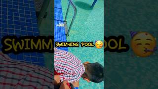 Swimming Pool 🥳|| MINI VLOG-137 || SARANXH || #shorts #youtubeshorts #vlog #minivlog #funny
