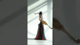 Chinese #dancer  dances with pipa. Soooo beautiful!#敦煌舞 #舞蹈 #dance #춤추다 #ダンス #美女 #beauty #shorts