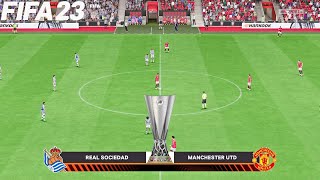 FIFA 23 | Real Sociedad vs Manchester United - UEFA Europa League UEL - PS5 Full Gameplay