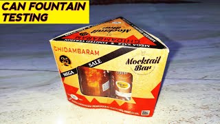 MOCKTAIL BAAR - From CHIDAMBARAM FIREWORKS | Crackling Fountain | Can Crackers For Diwali 💥