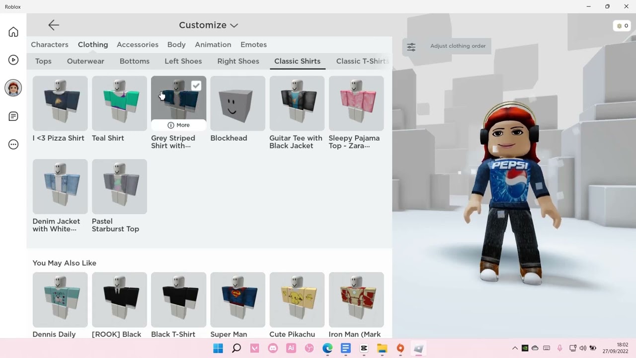 How To Customize Avatar On Roblox Youtube