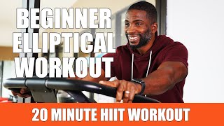 Fat-Burning Elliptical HIIT Workout for Beginners | 20 Minutes