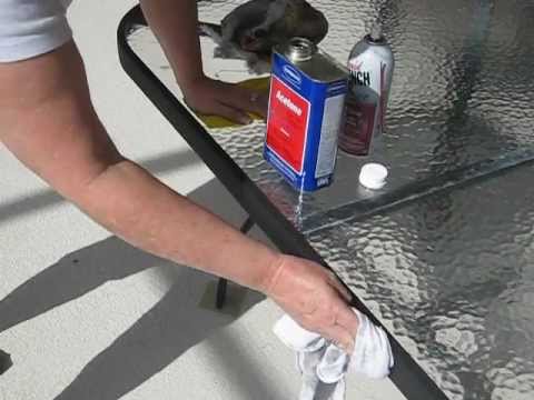 Easy fix for oxidized patio furniture Easy fix for oxidized patio furniture