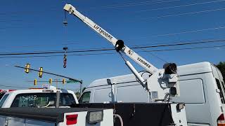 2013 Ford F350 w/ 3200REE Liftmoore Crane Operation