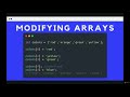 Capture Collections of Data with Arrays: Modifying Arrays--The Modern JavaScript Boot Camp