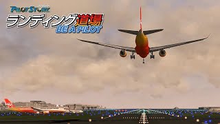 パイロットストーリー ランディング道場BE A PILOT ステージ14 東京都心コース RWY16R 直線コース(ロング) | PilotStory Landing Dojo BE A PILOT