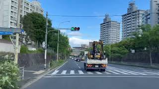 MOVING JAPAN【road trip】 KYOTO JAPAN【moving car】 KYOTO-SHI  NAGAOKAKYO【back road】