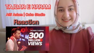 Turkish Girl Reaction | Tajdar e Haram | Atif Aslam | Coke Studio |