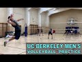 Serve Receive Middles Spike Uc Berkeley Men S Volleyball Practice Part 1 4 4 19