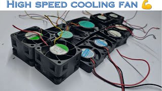 mini high speed cooling fan || Air cooling fan 12v/24v dc #brushless cooling fan (circuiteffects)