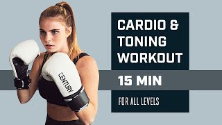 15 MIN CARDIO AND TONING WORKOUT - For All Level | Gabrielle Dunn Rudolph