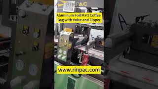 Aluminum Foil Matt Coffee Bag with Valve and Zipper | www.rinpac.com