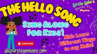 Hello Song for Kids |Kids Greeting Song| How Do We Say Hello| Circle Time| Lala's Nursery Rhymes