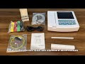 CONTEC ECG1200G Operation Video - Start a new measurement