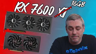 AMD RX 7600 XT 16GB Review Ft XFX \u0026 Sapphire [Benchmarks | Power | Thermals]