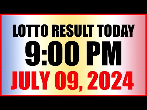 Lotto Result Today 9pm Draw July 9, 2024 Swertres Ez2 Pcso