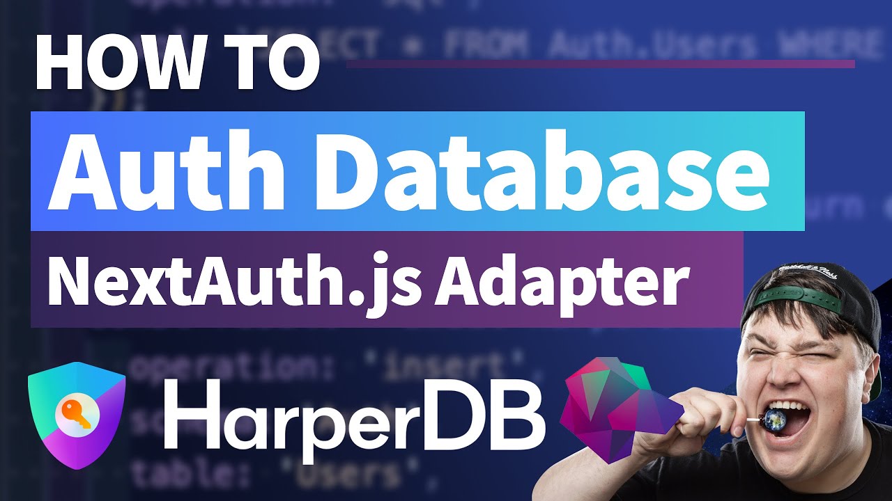 How To Create A Nextauth Js Custom Adapter With Harperdb Next Js How To Create A Nextauth Js Custom Adapter With Harperdb Next Js