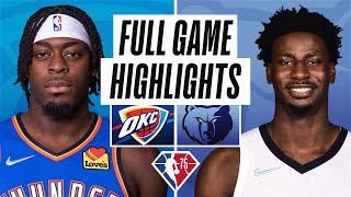 THUNDER at GRIZZLIES | FULL GAME HIGHLIGHTS | December 2, 2021