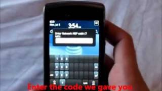 Blackberry Torch 9800 unlocking how to unlock Rogers tmobile O2 Telus Bell