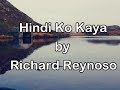 Hindi ko Kaya by Richard Reynoso (Lyrics)