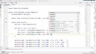 ArrayList of Objects - graphics application