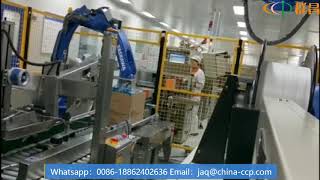 自動化包裝線開箱機 裝箱機 封箱機 碼垛機Automatic packaging line unpacking machine packing machine sealing machine pall