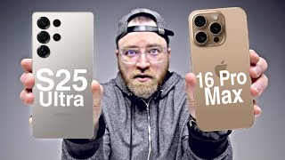 Samsung Galaxy S25 Ultra Vs. iPhone 16 Pro Max Spec News Comparison!