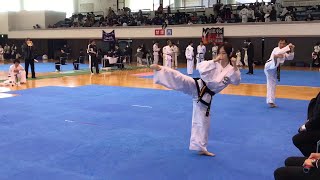 第24回東海大会　型　成年部　二段（三位決定戦）24th Tokai Championship in Japan TUL 2nd DAN Third place match 【ITFテコンドー】