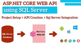 ASP .NET Core Web API using SQL Server | C# tutorial for beginners