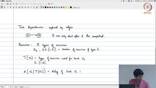Lec59 - Scheduling: problem formulation